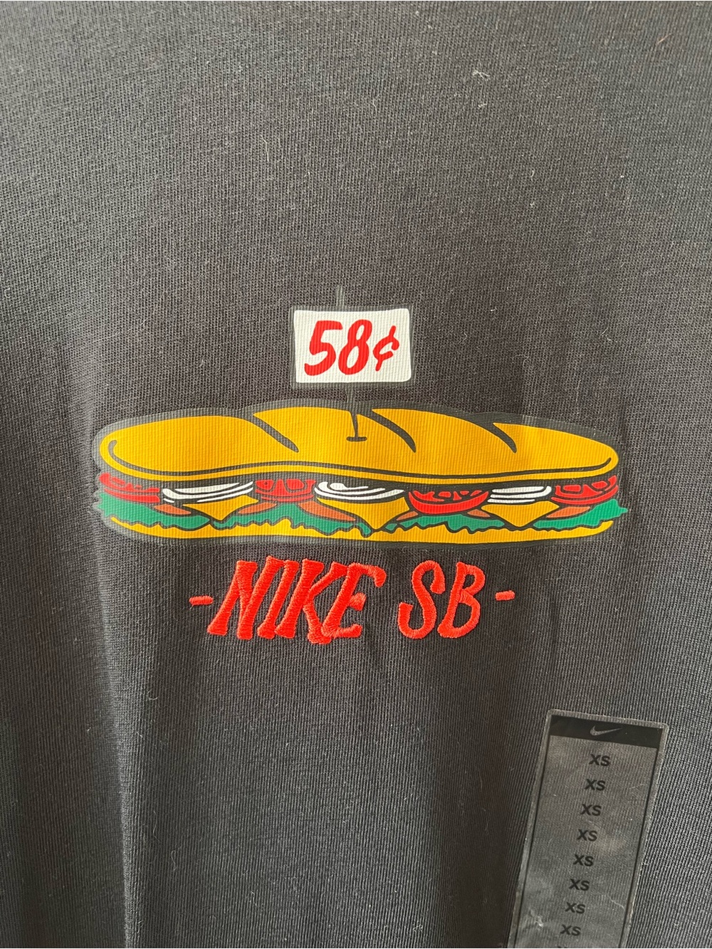 Nike SB Black Long Sleeve Max90 Graphic Skate Shirt BNWT